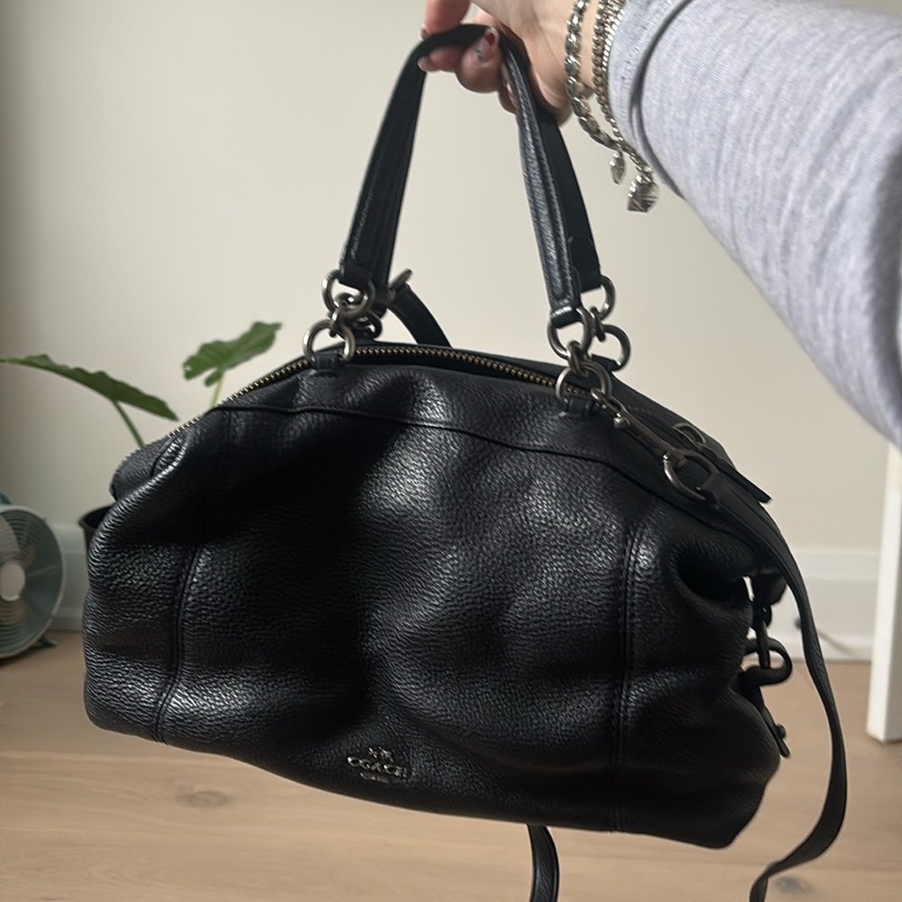 Leather Coach bag